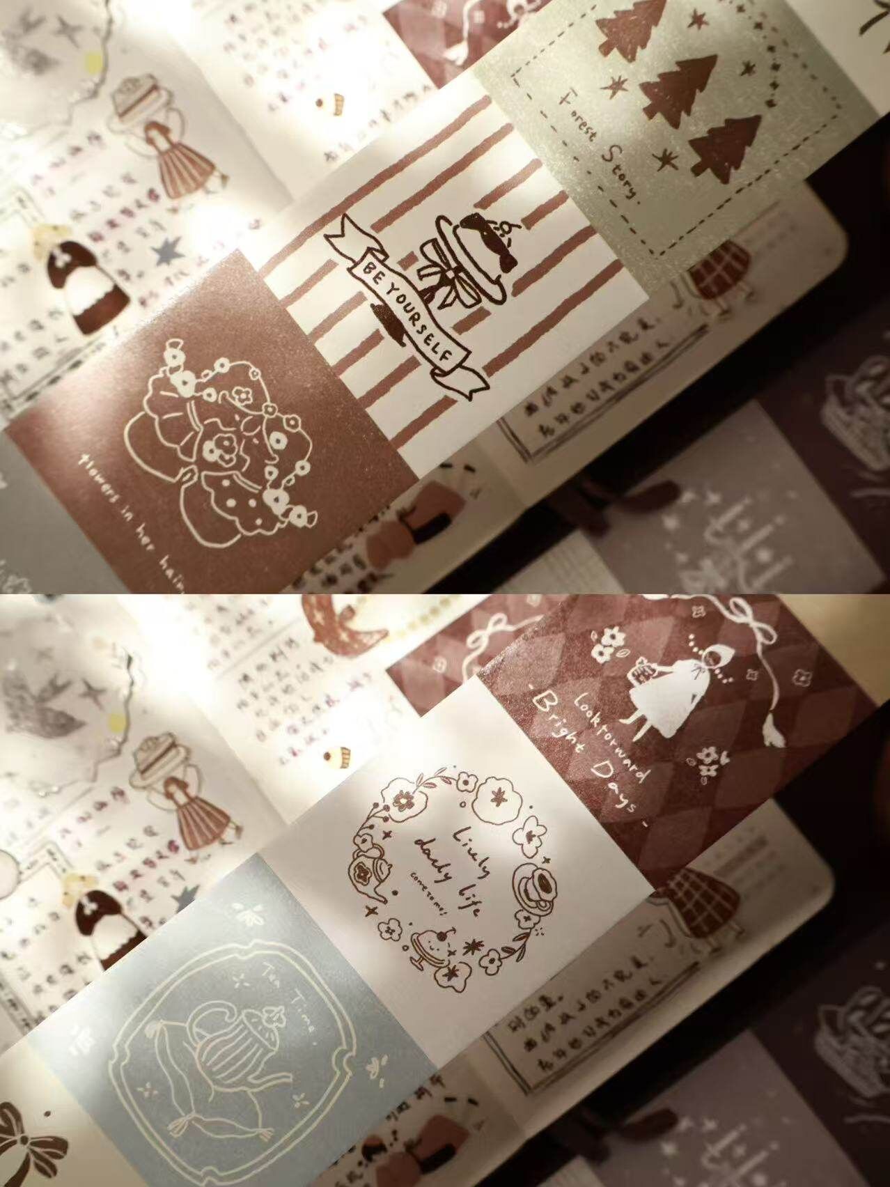 Yier Creative Studio - Sticky Notes Tape - Retro Fairy Tale