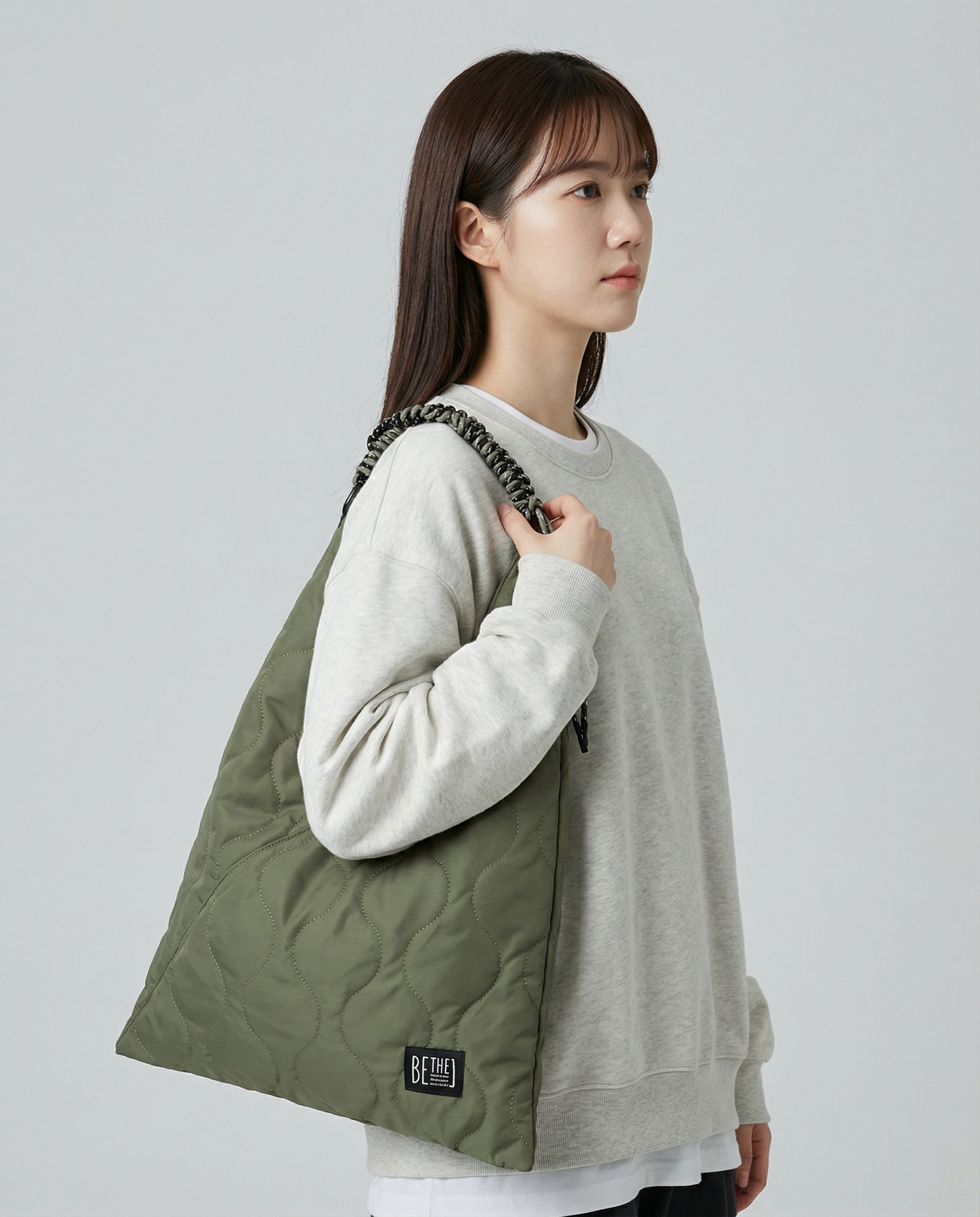 手工掛繩流浪單肩袋 (大 Size)