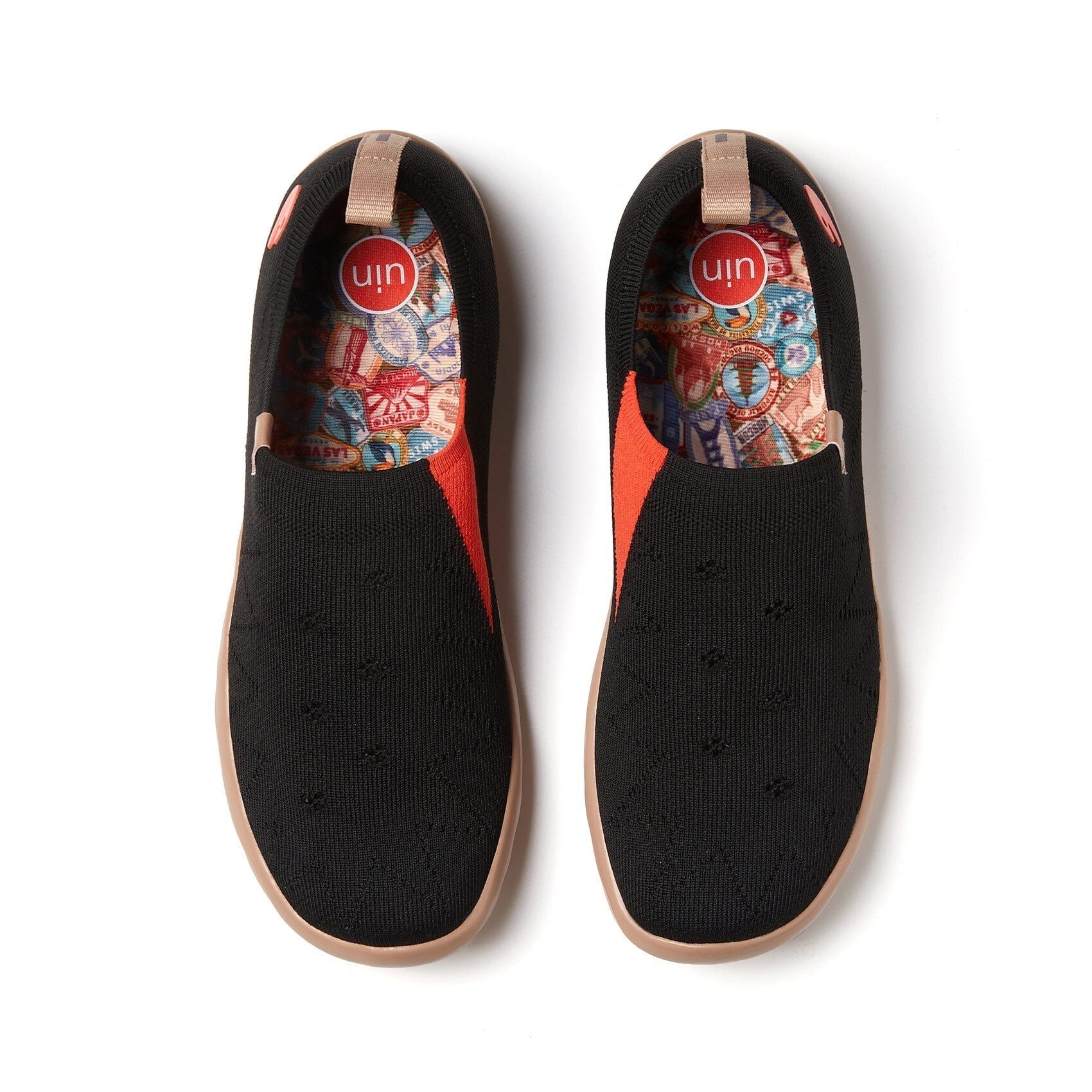 【 Uin 】西班牙原創設計 |星辰黑 男鞋 彩繪鞋 休閒鞋 懶人鞋