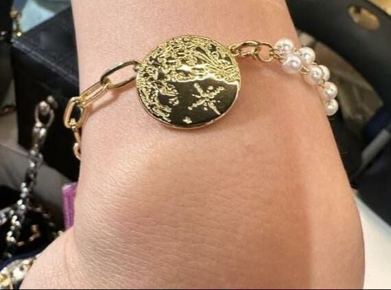 HOT-LLG0210-032 CHANEL地球珠手鏈 (A32)