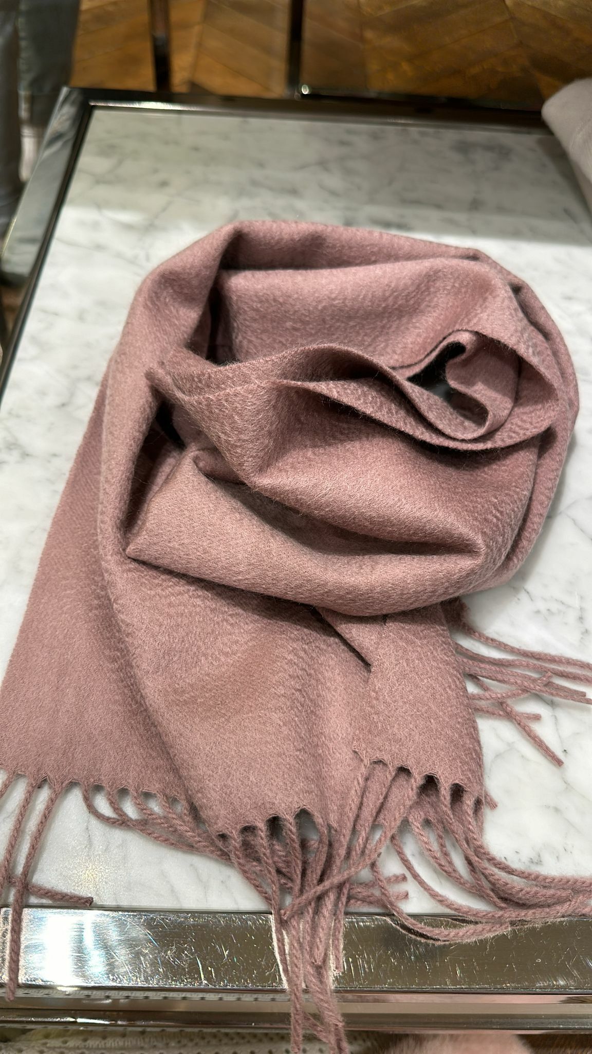 HOT-LLG0210-041 N.PEAL 豆沙紅色頸巾 (A41)