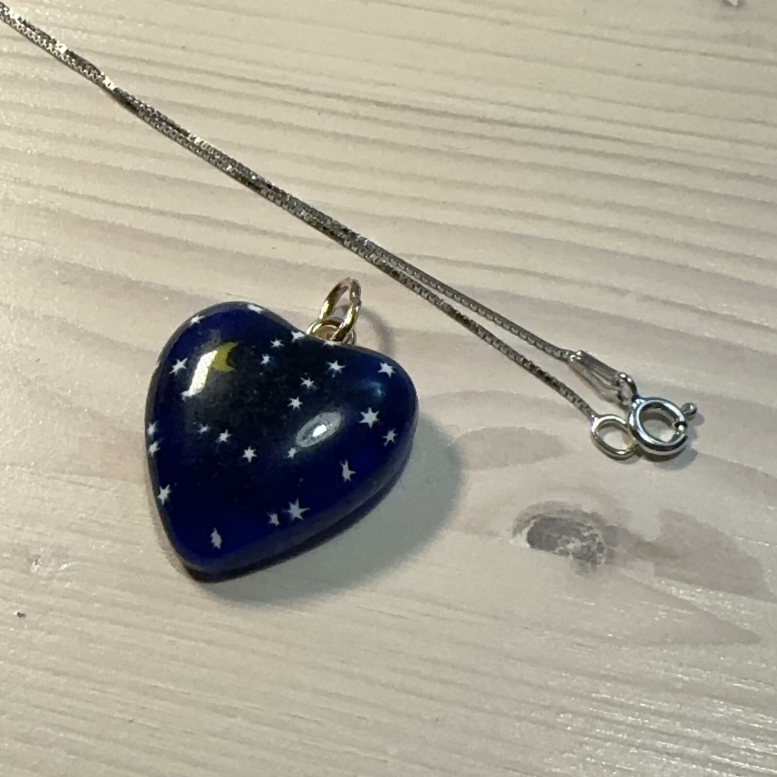 HOT-LLG0210-255 深藍色 無框立體實心吊咀連鏈 (A255)