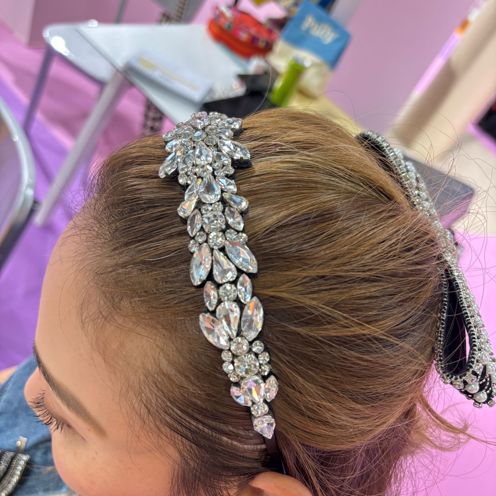 HOT-LLG0210-300 WSN-285-19 迷迭香髮箍 - 銀色 (A300)