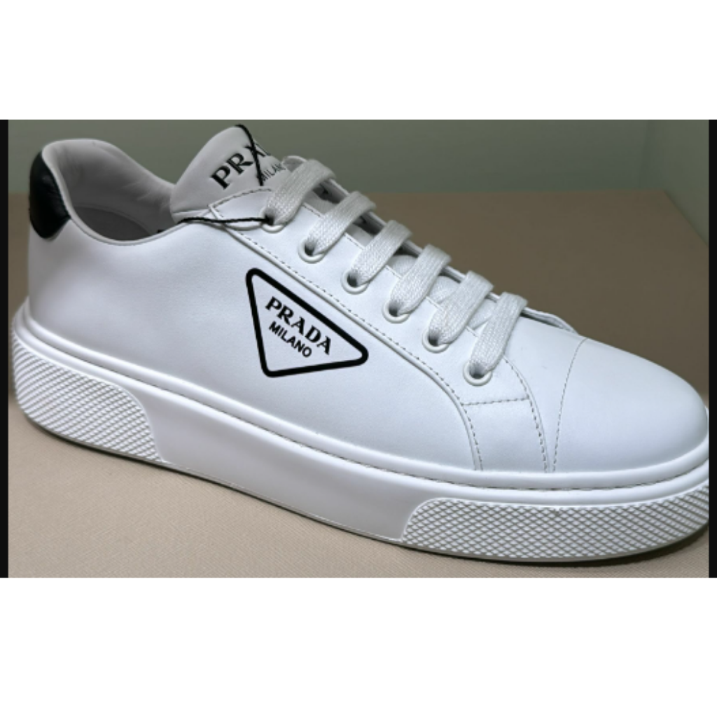 HOT-LLG0210-326 PRADA白色黑標波鞋 39 (B20)