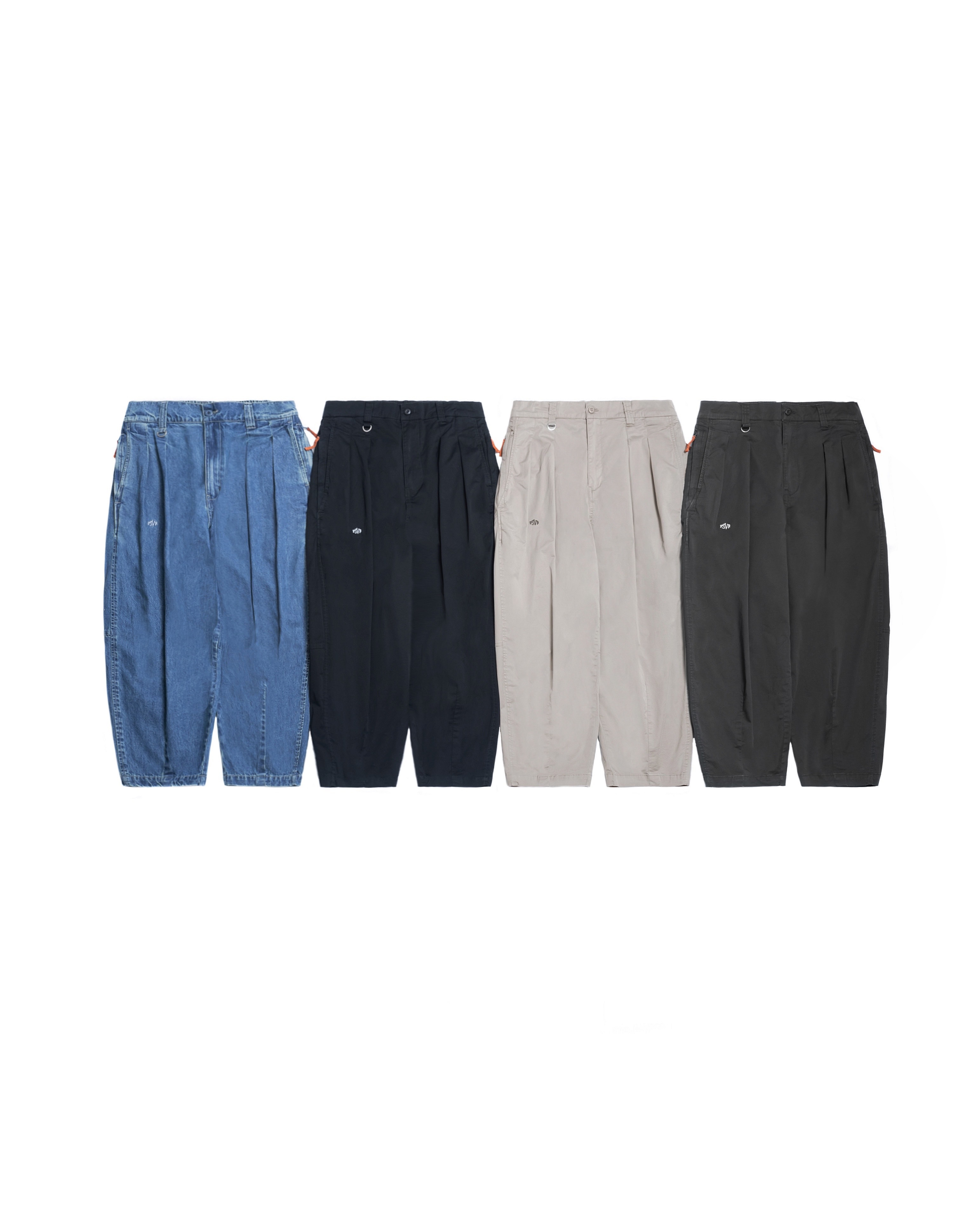PERSEVERE BALLOON-FIT TAPERED PANTS 彈性棉質氣球感錐形長褲