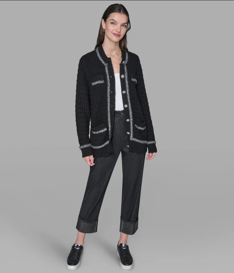 【直播】Karl Lagerfeld Paris LX021035 TWEED TRIM 女裝外套