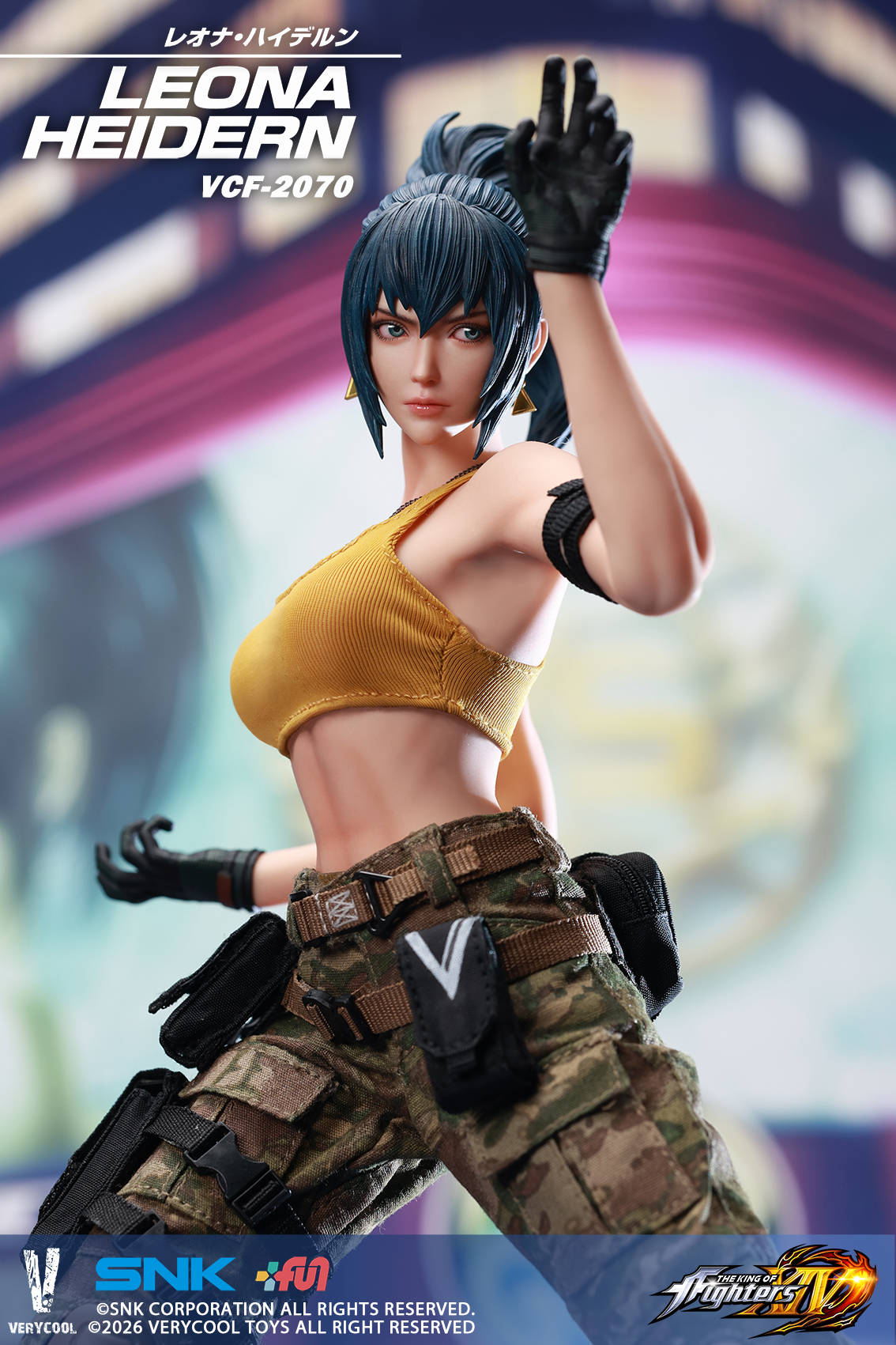 (預訂) Verycool VCF-2070 1/6 the KOF XIV Leona Heidern