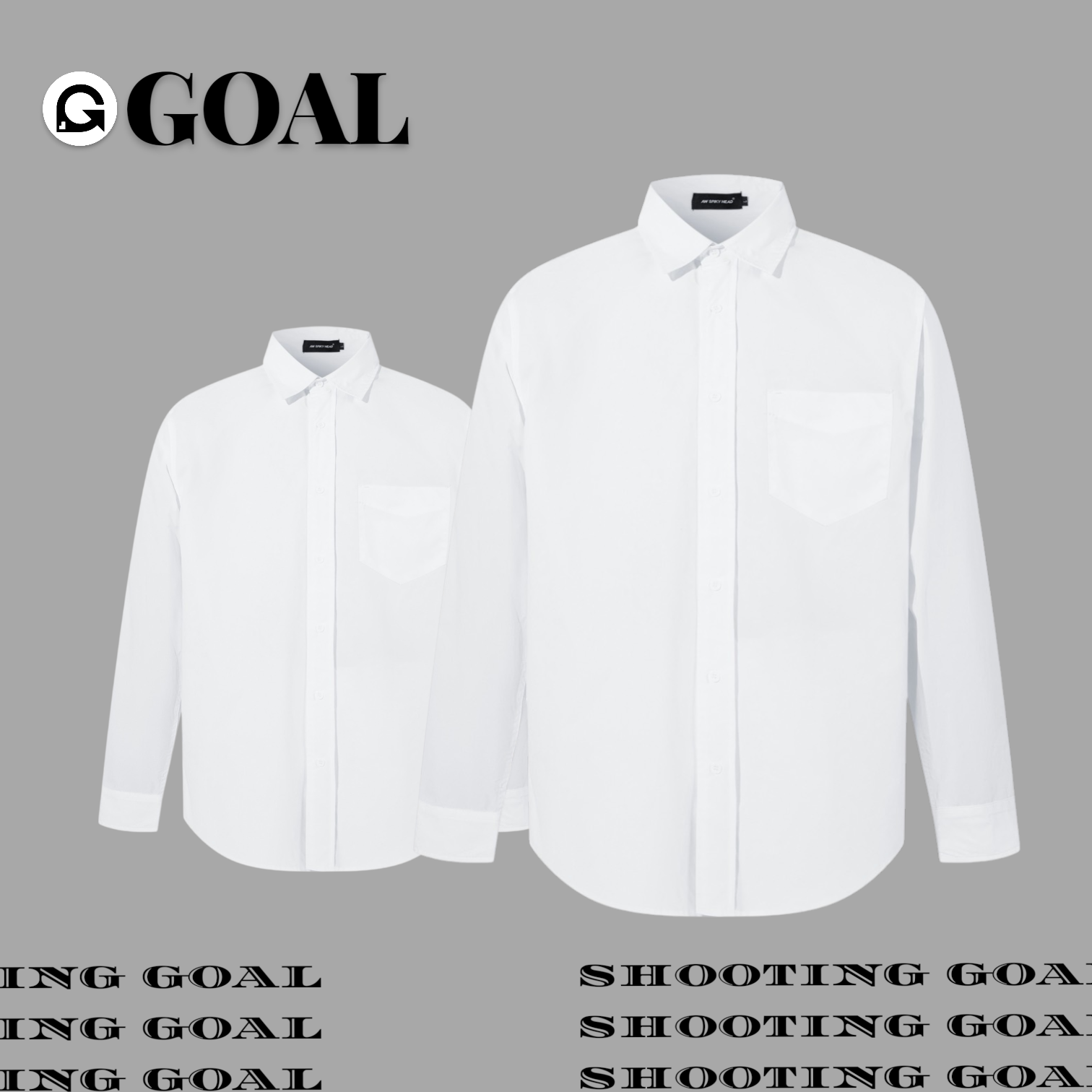 (GOAL)素面 襯衫 長袖襯衫AW2595