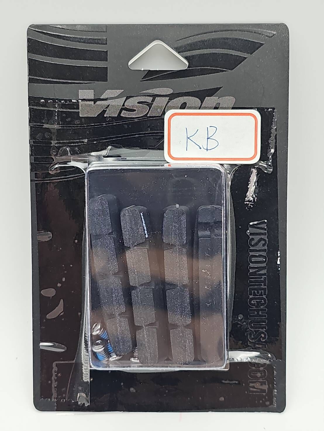 VISION E0707 KB 系列輪組用剎車皮 黑邊鋁框用煞車皮 適用Shimano SRAM 公路車系統 任何品牌公路車夾器都可以用 一車份