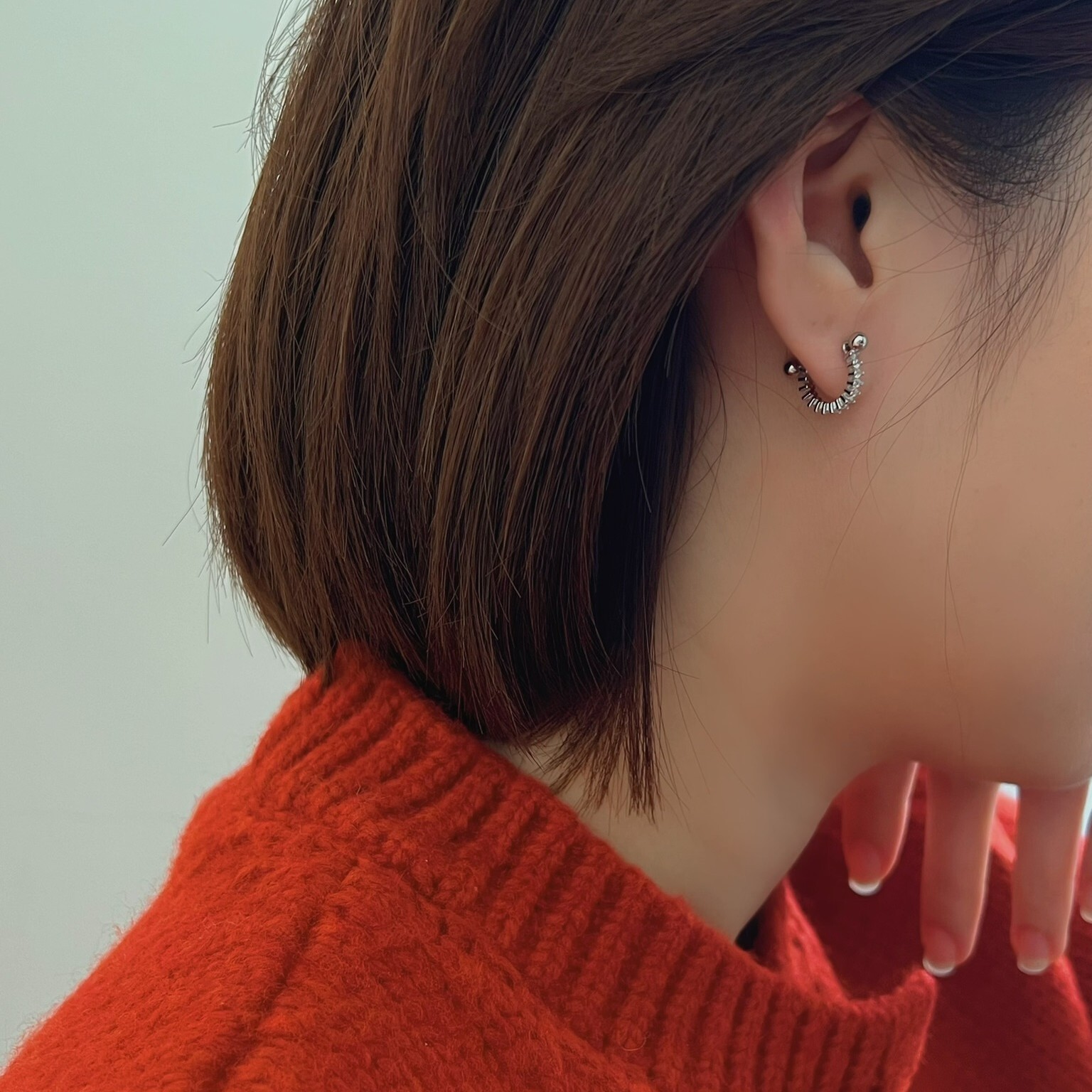 光語環｜Take Me 全純銀耳環