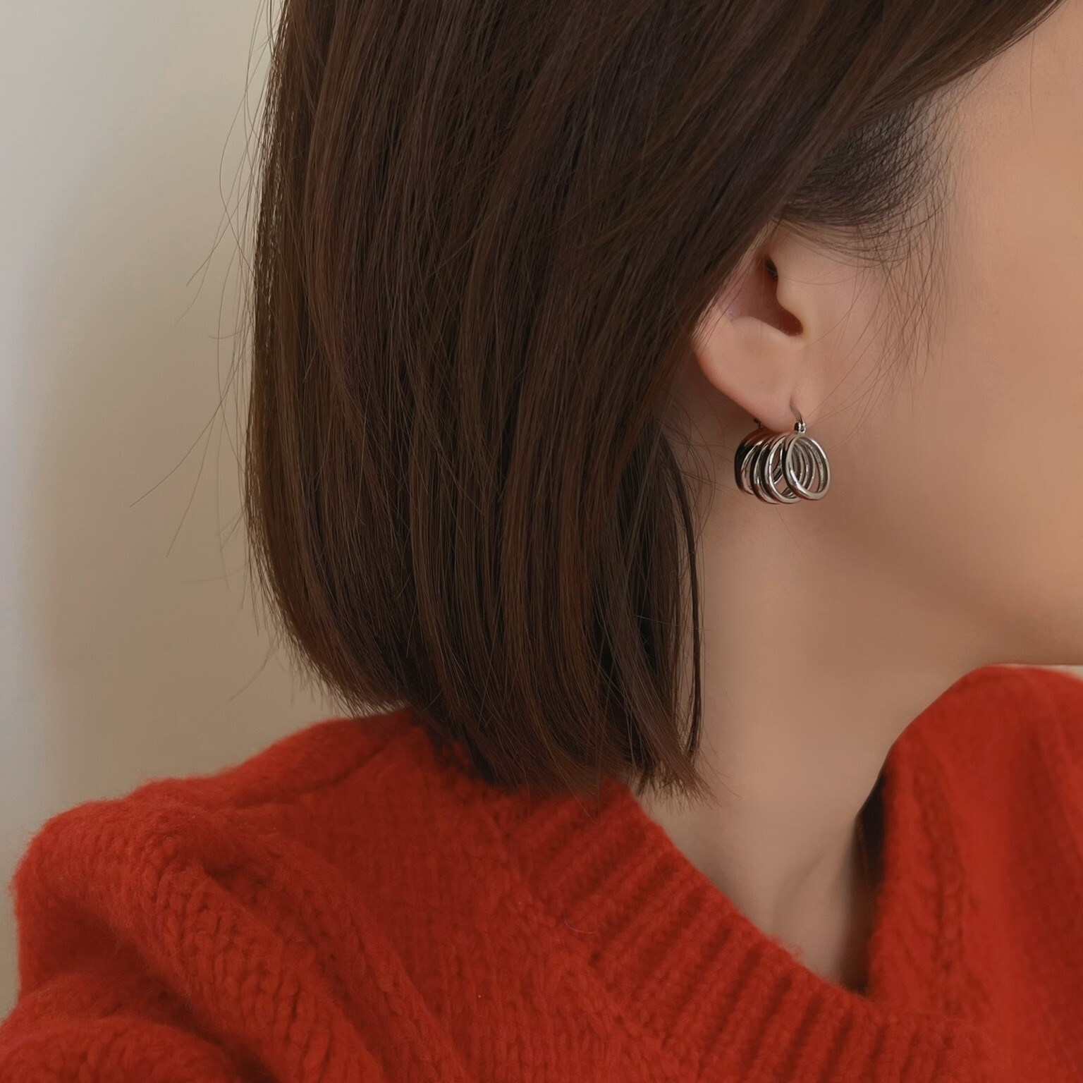 合奏曲｜Take Me 純銀針耳環