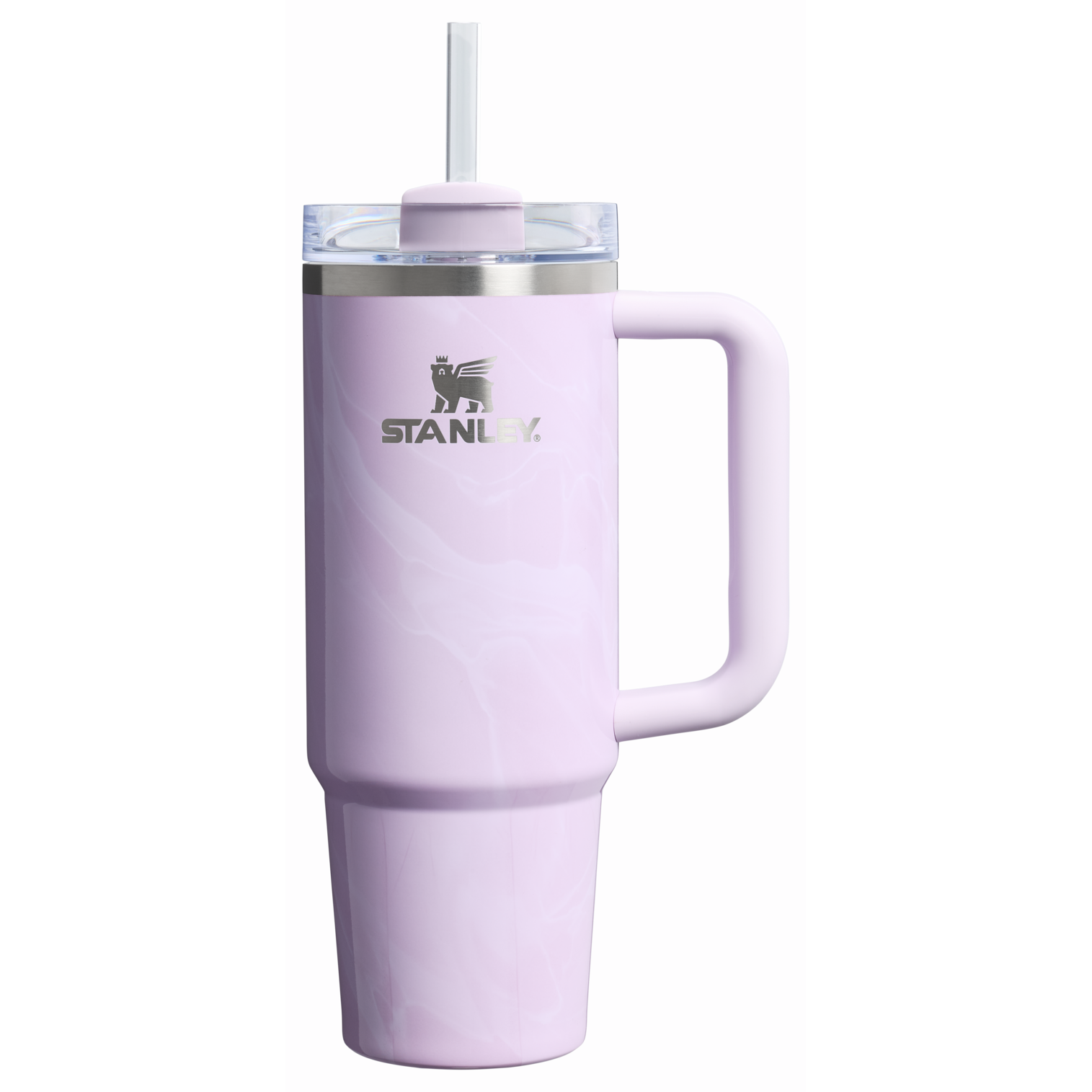 少 量 現 貨 / 預 購 產 品丨STANLEY THE QUENCHER H2.0 FLOWSTATE™ 30OZ 防漏吸管隨手杯 SOFT AMETHYST CALACATTA