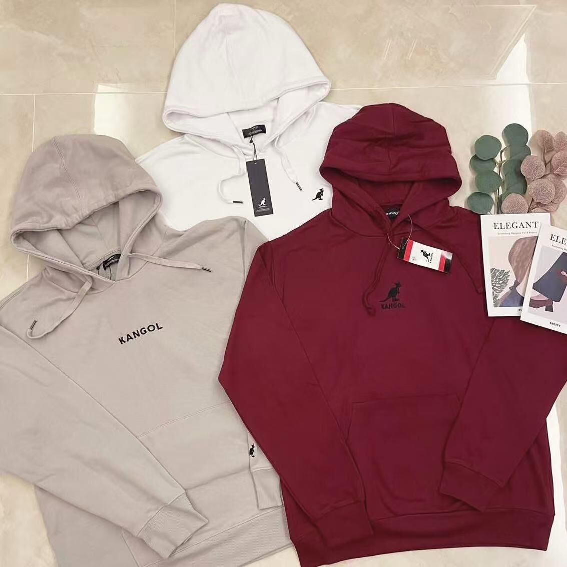 🇯🇵日本代購 KANGOL MIDDLE LOGO HOODIES