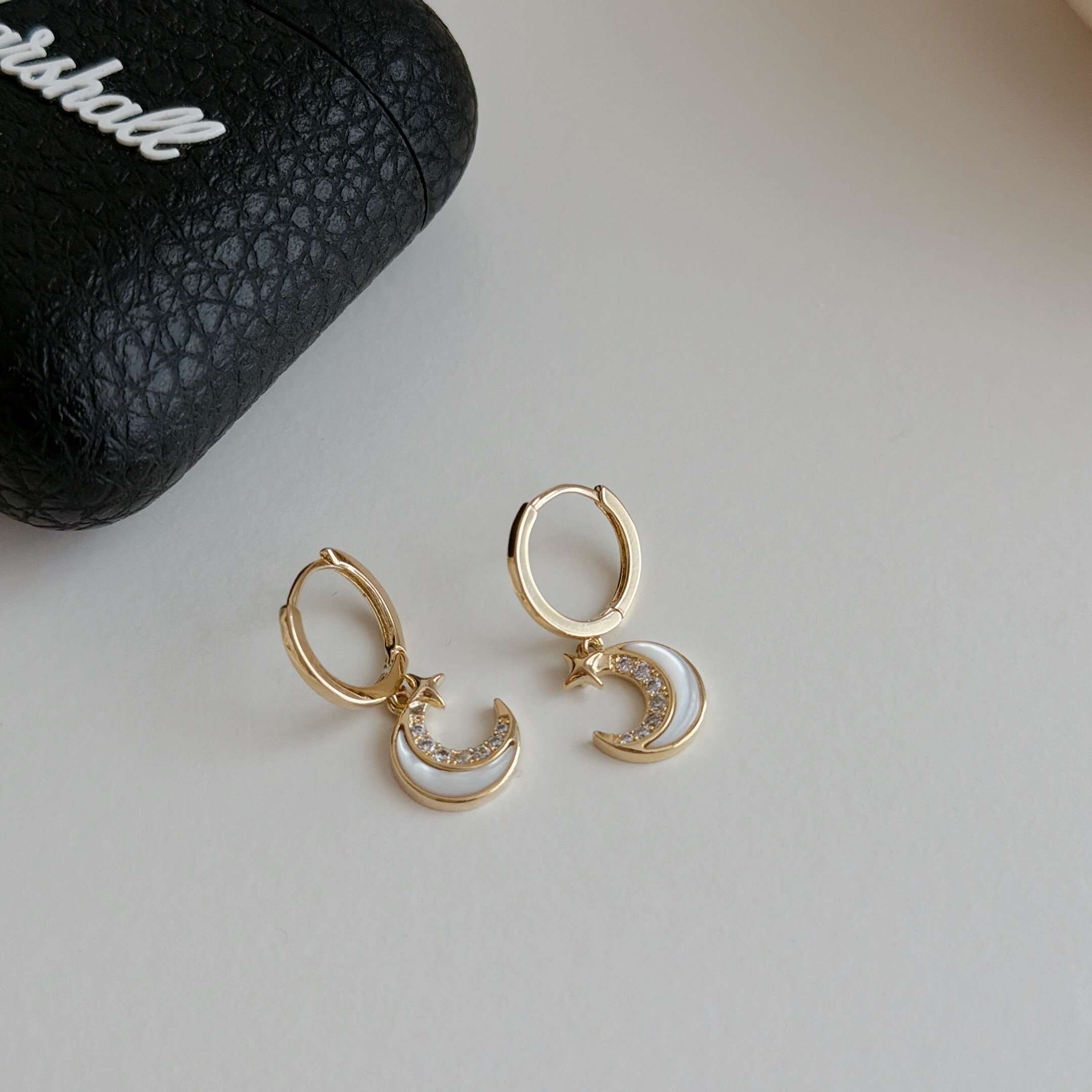 沉靜月光｜Take Me 純銀針耳環