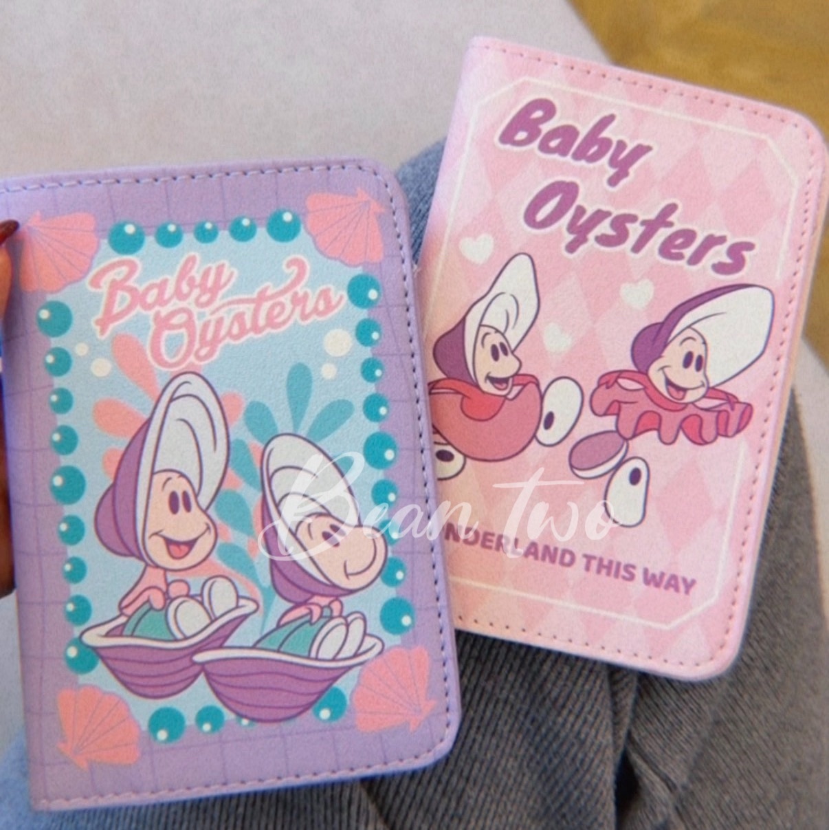 香港限定牡蠣寶寶皮革護照套