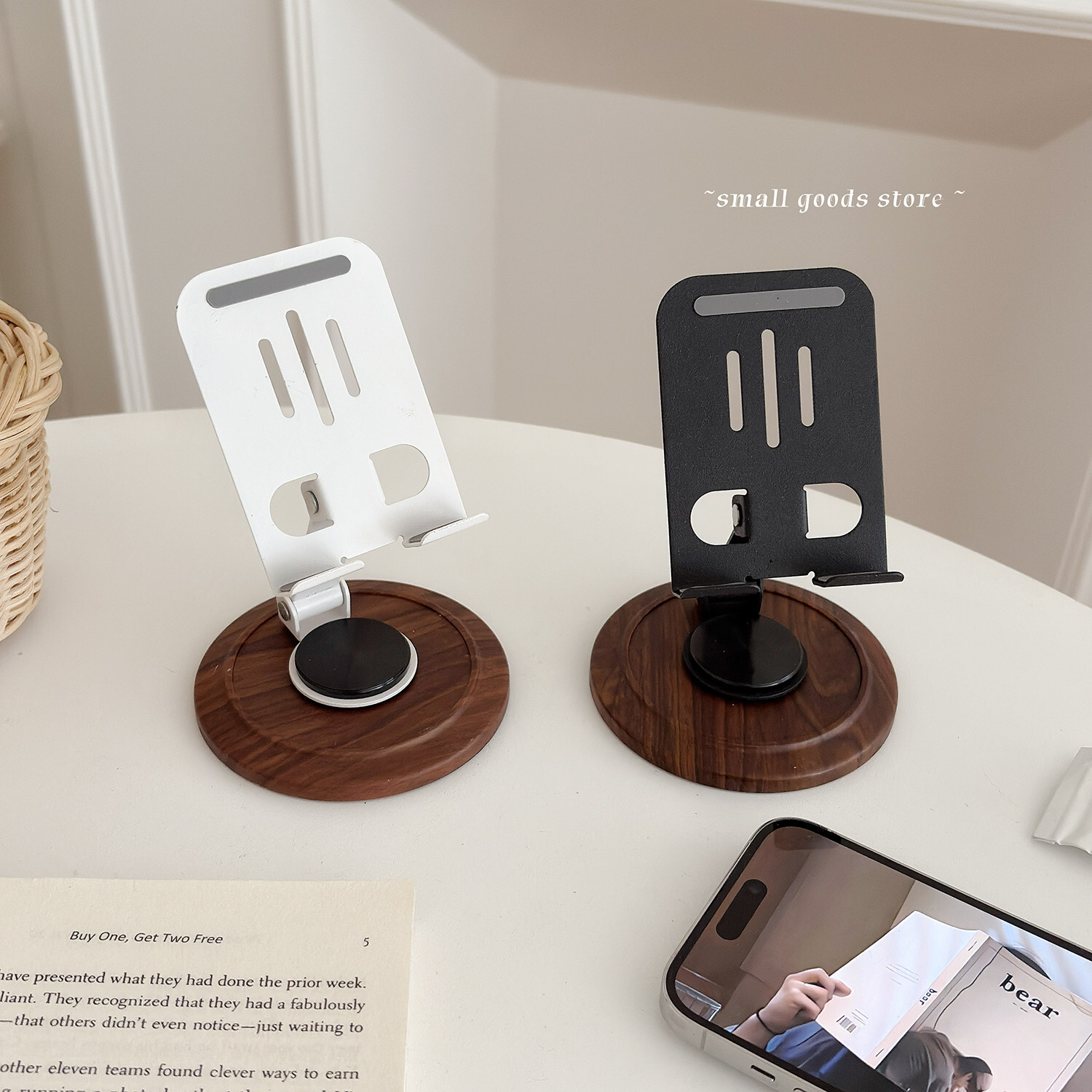 《6568》超方便木底手機支架