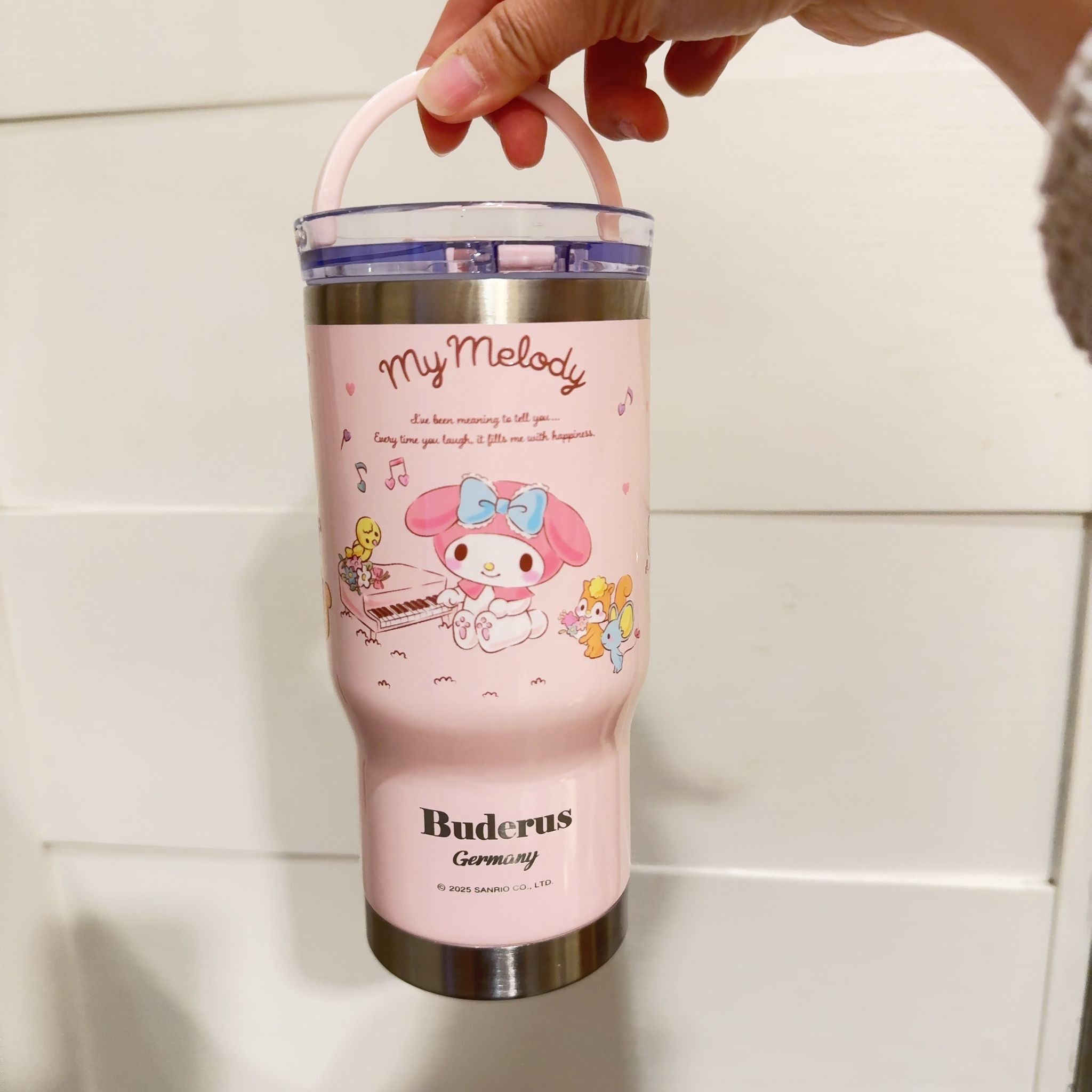 26053-MM Sanrio My Melody  x Buderus 德國聯名不鏽鋼陶瓷冰霸杯 #TW-KM26