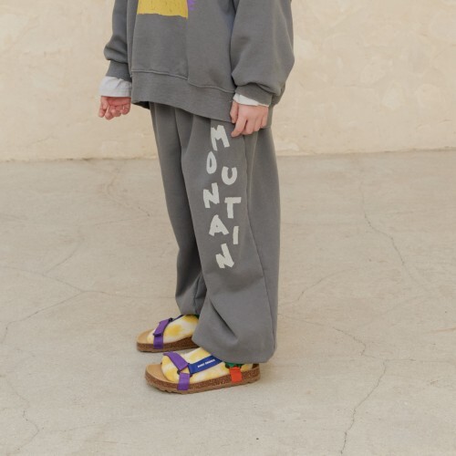 90-160 字母縮口運動褲 2色