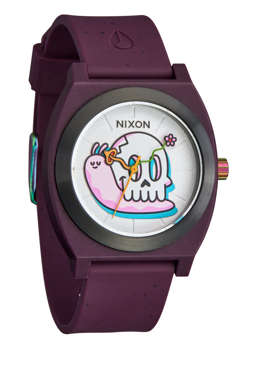 萬年鐘錶 - NIXON 尼克森  衝浪錶  Time Teller 風景畫布系列橡膠錶帶男錶 A1366-230 錶徑39.5MM