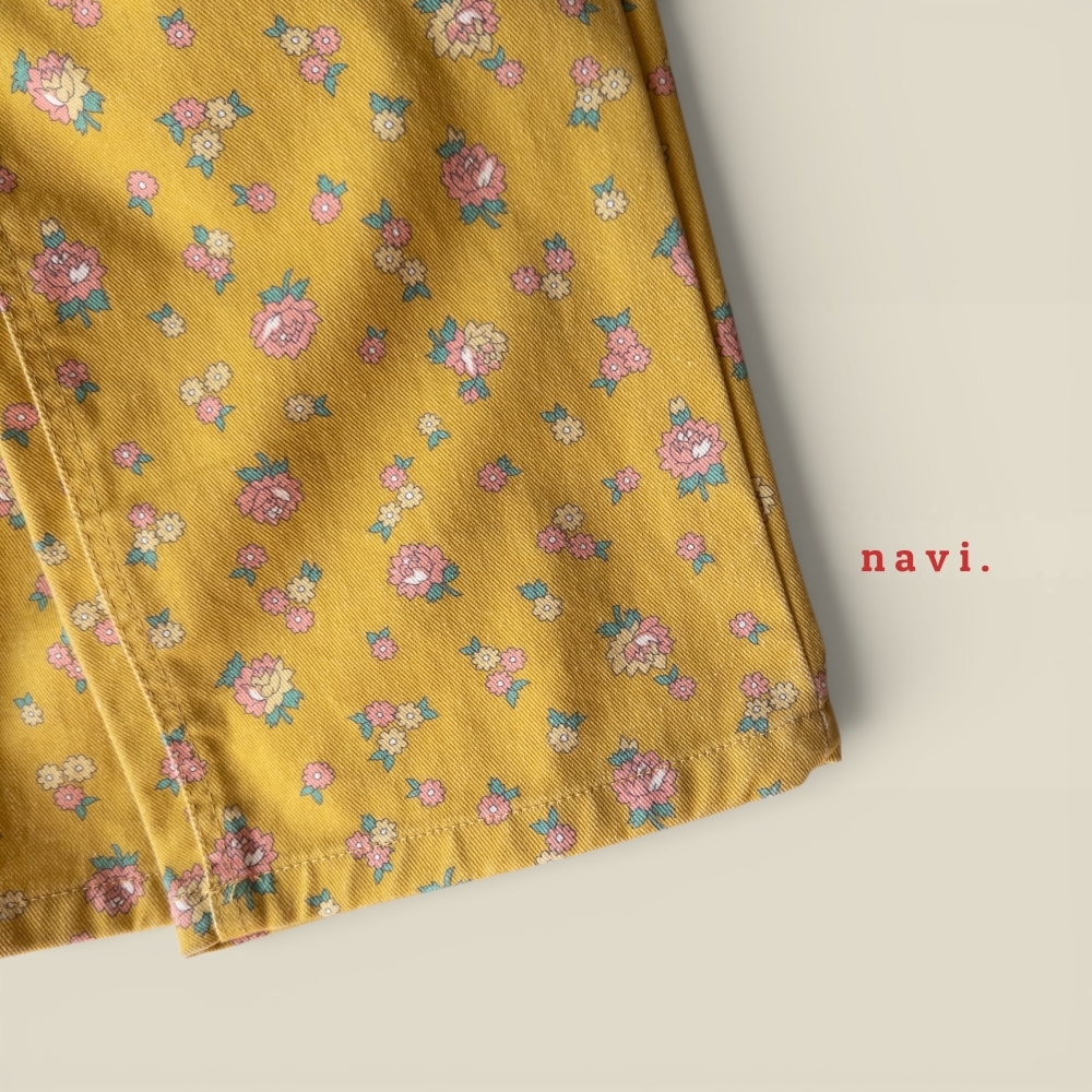 90-160 春日小花休閒褲