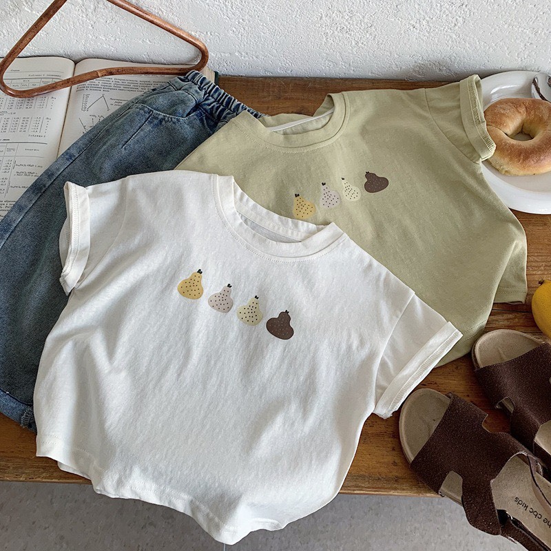 塗鴉梨子印花上衣