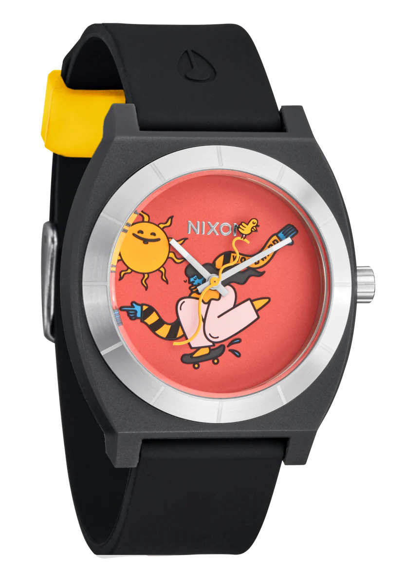 萬年鐘錶 - NIXON 尼克森  衝浪錶  Time Teller 畫布系列橡膠錶帶男錶 A1366-293 錶徑39.5MM