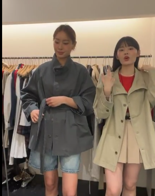 OB5522 大口袋中長風衣 *特價* (優惠碼同充值購物金不適用)