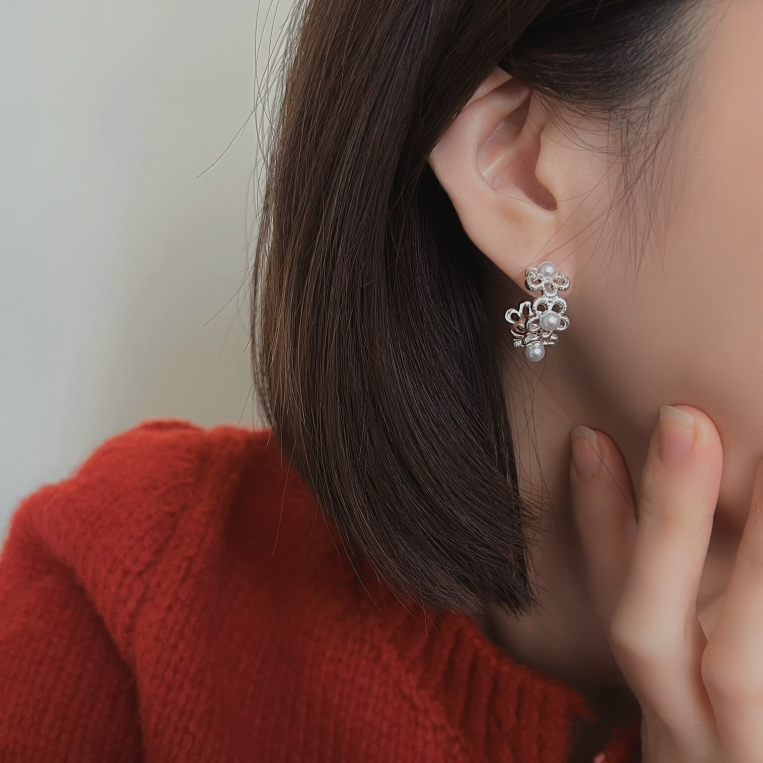 Spring Flower｜Take Me 純銀針耳環