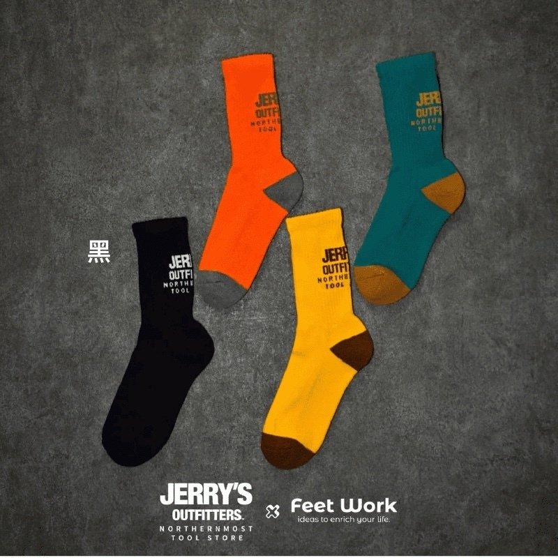 日本JERRY'S OUTFITTERS LOGO 襪子(成人款)