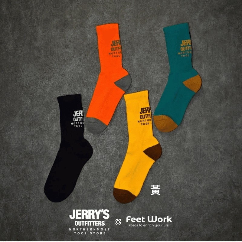 日本JERRY'S OUTFITTERS LOGO 襪子(成人款)
