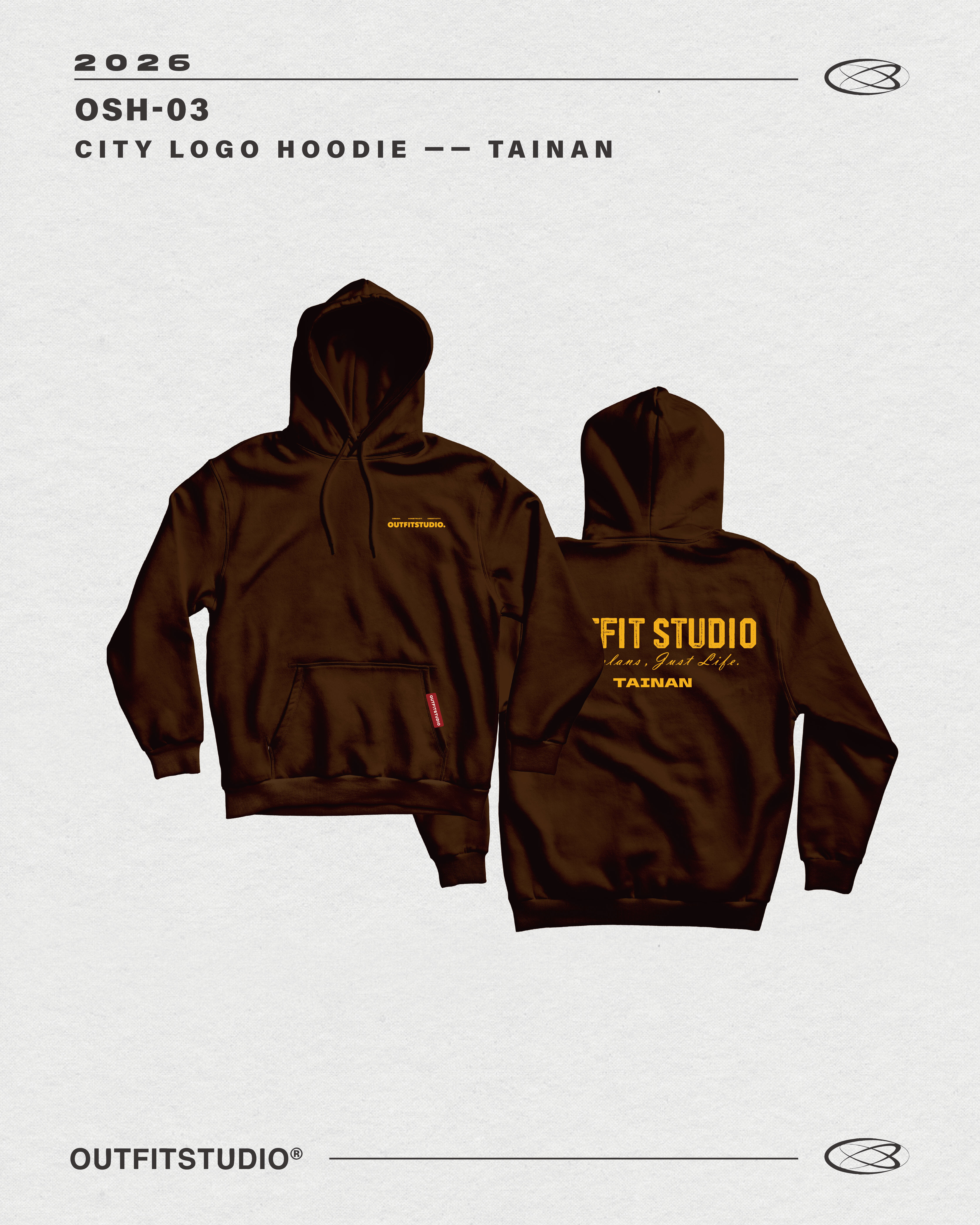 OSH-03 ｜City Logo Hoodie —— Tainan