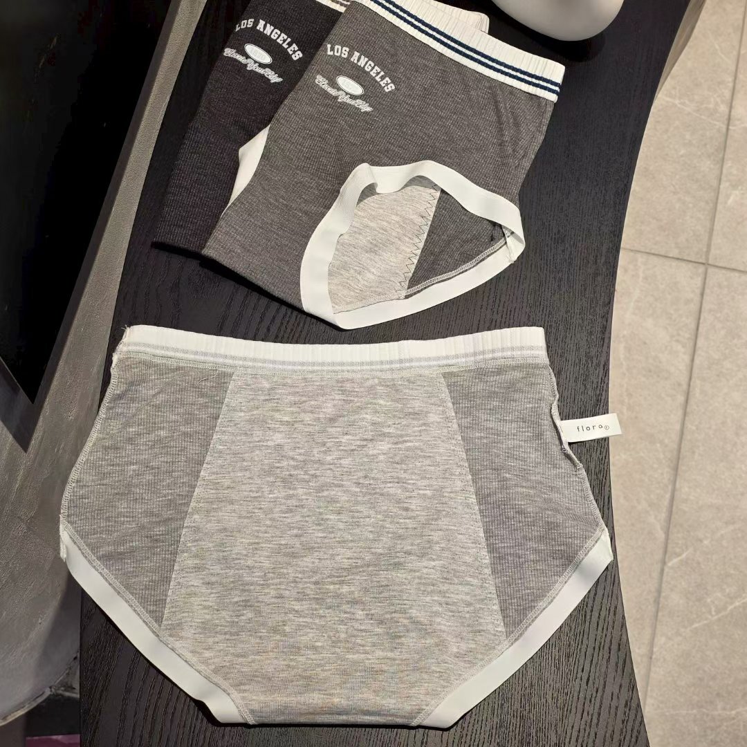 FL5561 美式灰tone生理內褲 3條套裝 *特價* (優惠碼同充值購物金不適用)