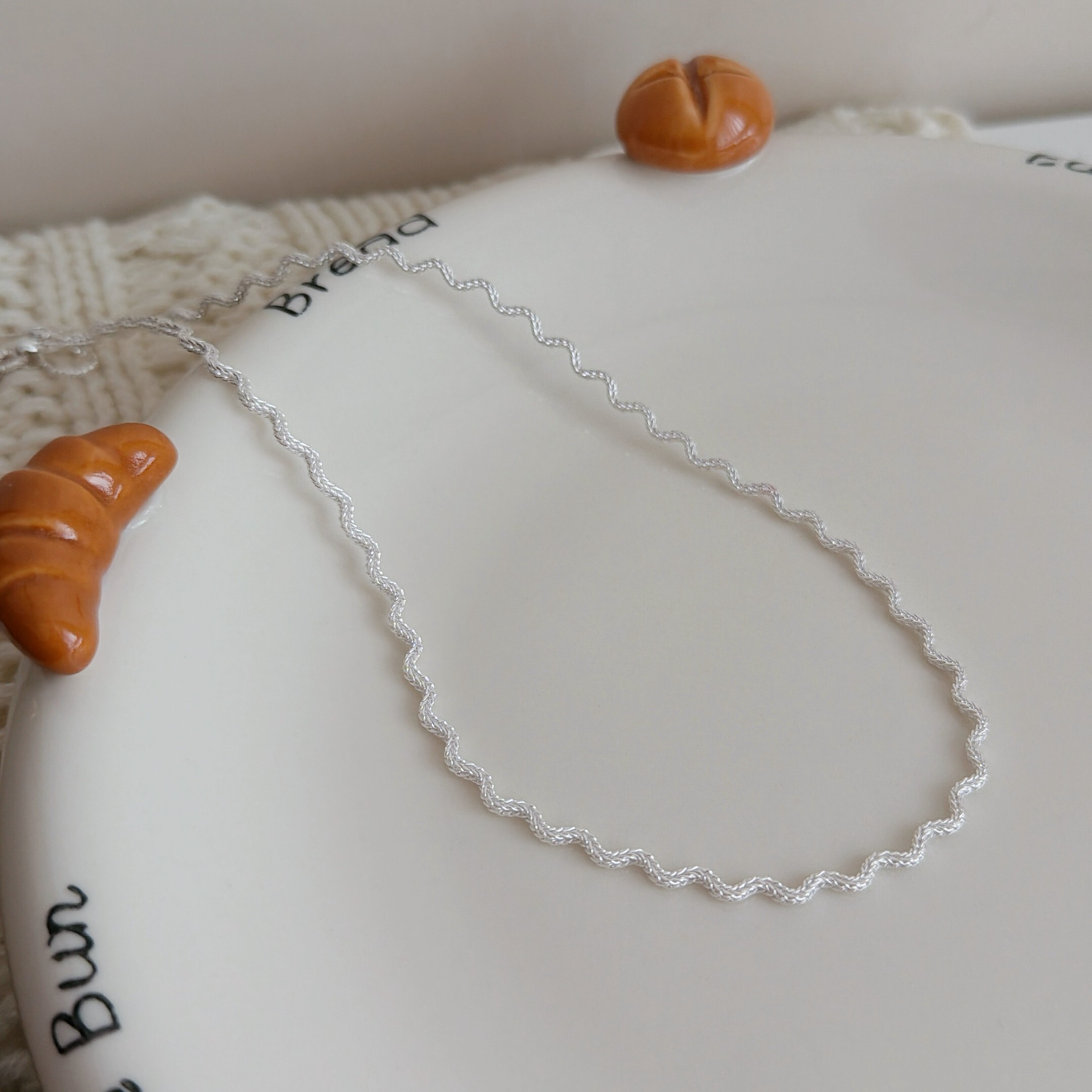 波光粼粼｜Take Me 純銀項鍊