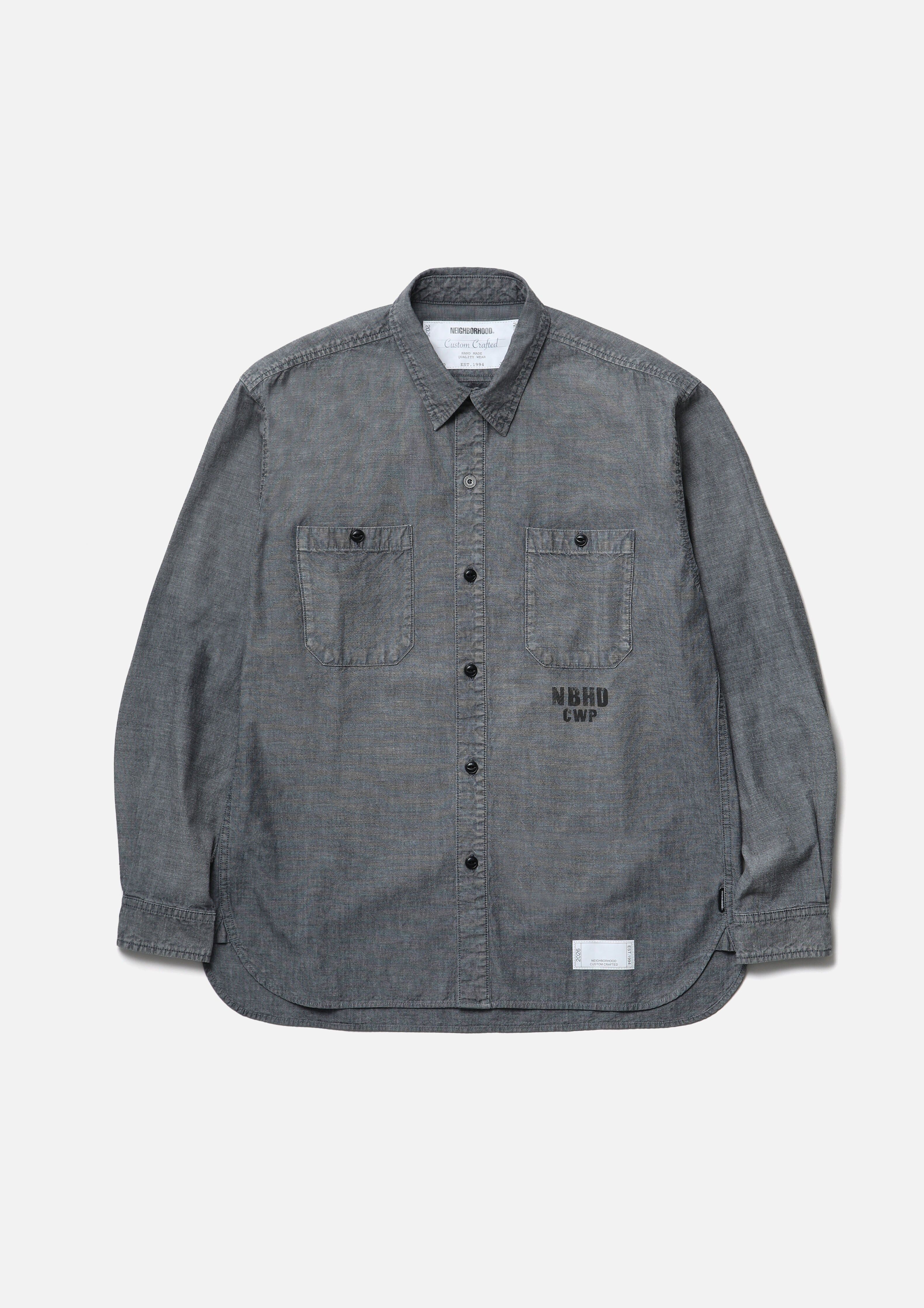『代購商品』2026SS NEIGHBORHOOD NBHD CHAMBRAY SHIRT LS 襯衫 261AQNH-SHM08