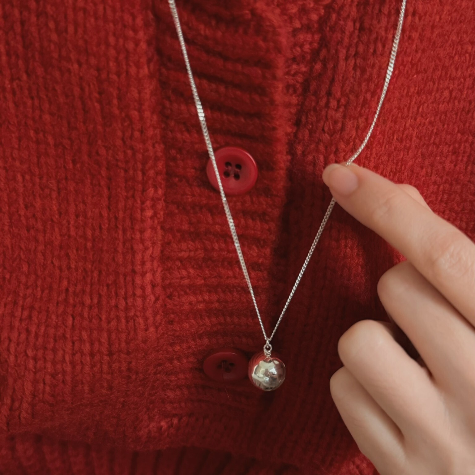 圓球長鍊｜Take Me 純銀項鍊