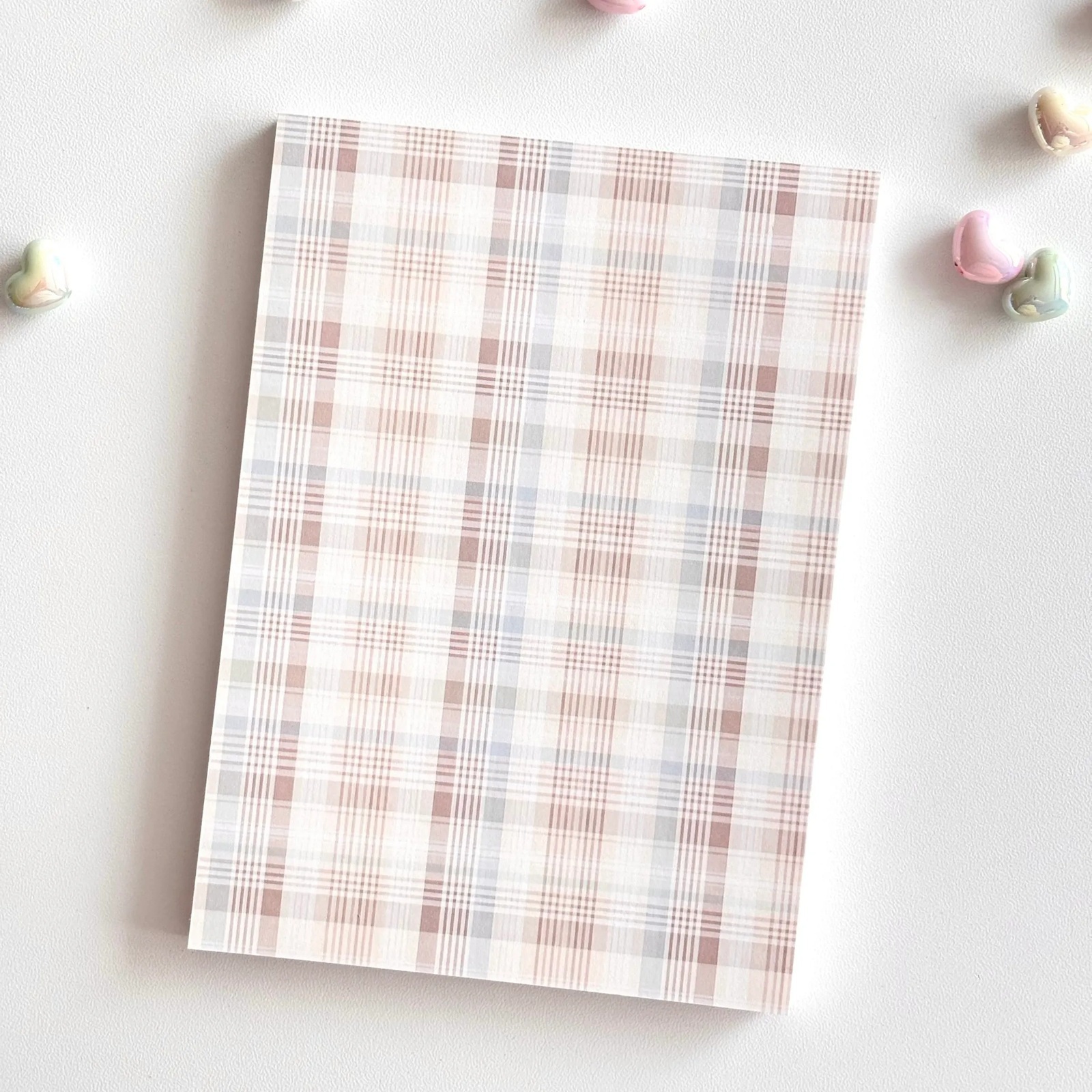 韓國 ggaggong．甜美格紋 便條紙本