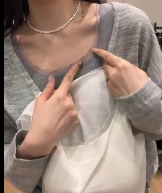 MN5505 紗邊背心Bra Top $188/2pcs *特價* (充值購物金不適用)