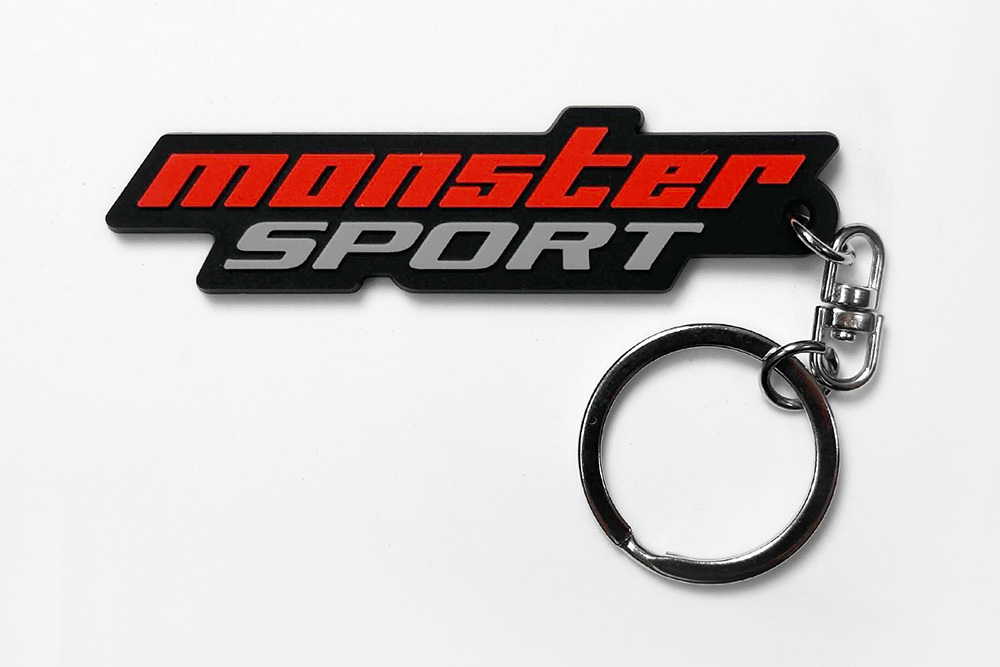 MONSTER SPORT LOGO 橡膠鑰匙圈