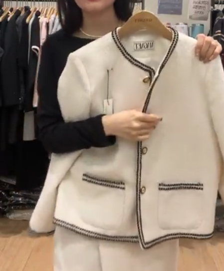 MN5511 縫線包邊小香外套 *特價* (充值購物金不適用)