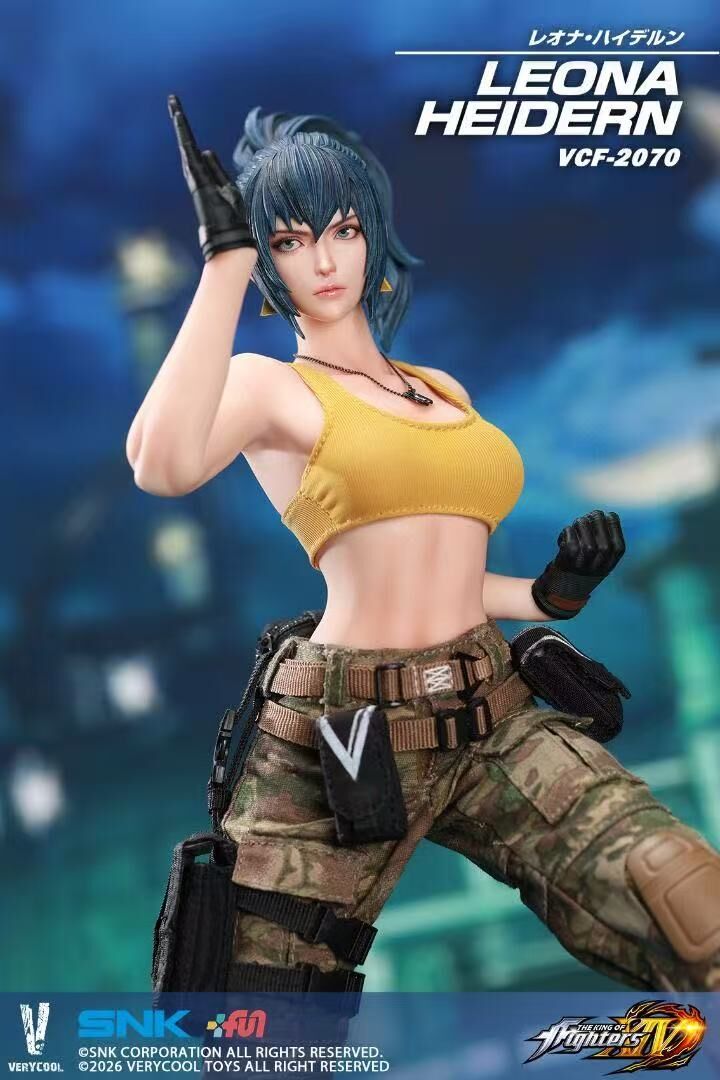 VERYCOOL SNK 1/6 VCF-2070 King of Fighter Leona Heidern 拳皇 XIV 莉安娜 哈迪蘭 可動人偶