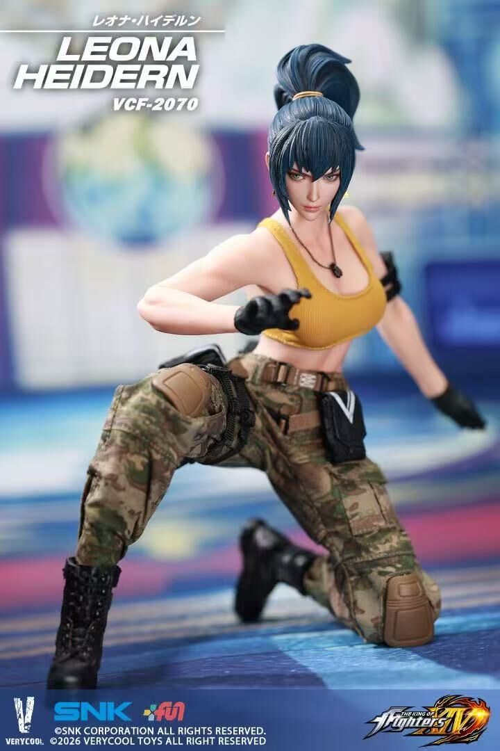 VERYCOOL SNK 1/6 VCF-2070 King of Fighter Leona Heidern 拳皇 XIV 莉安娜 哈迪蘭 可動人偶