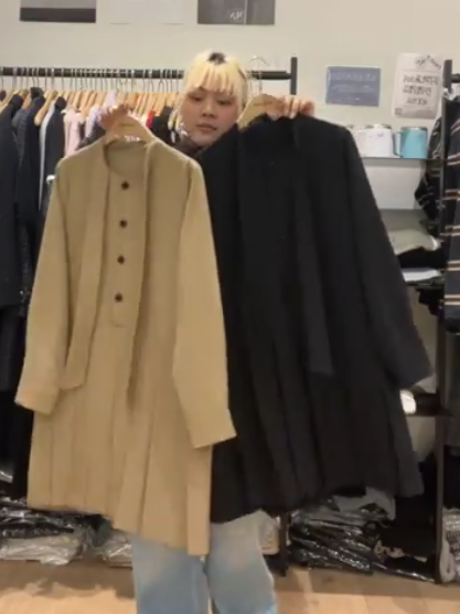 MN5512 領巾百褶連身裙 *特價* (充值購物金不適用)