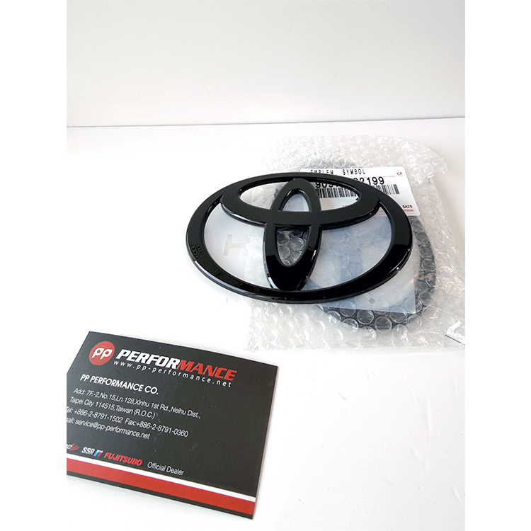 日本 TOYOTA 純正部品 黑化車頭 馬克 LOGO