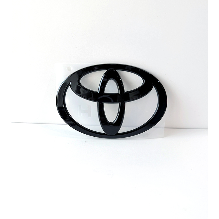 日本 TOYOTA 純正部品 黑化車頭 馬克 LOGO
