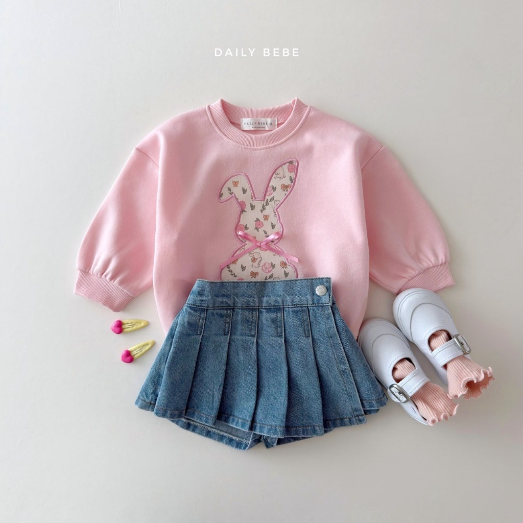 正韓春Daily Bebe 逗趣牛仔百摺褲裙