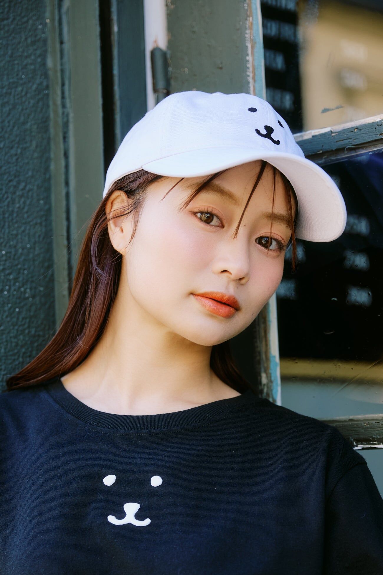 預訂｜Nagano Characters 黑白KUMA Cap帽 WHITE