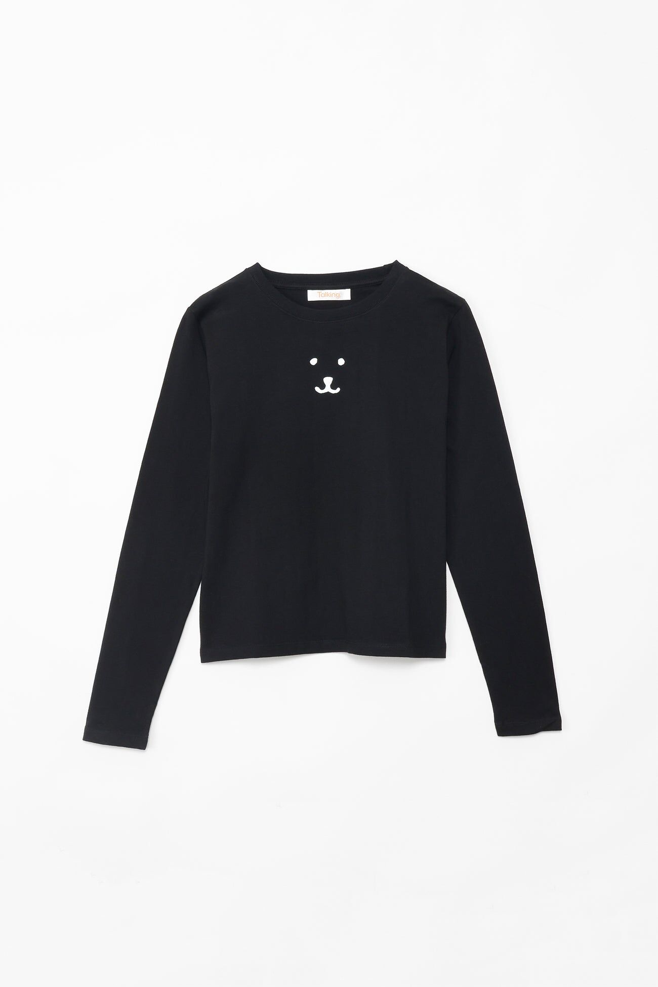 預訂｜Nagano Characters 黑白KUMA 長袖T恤 BLACK