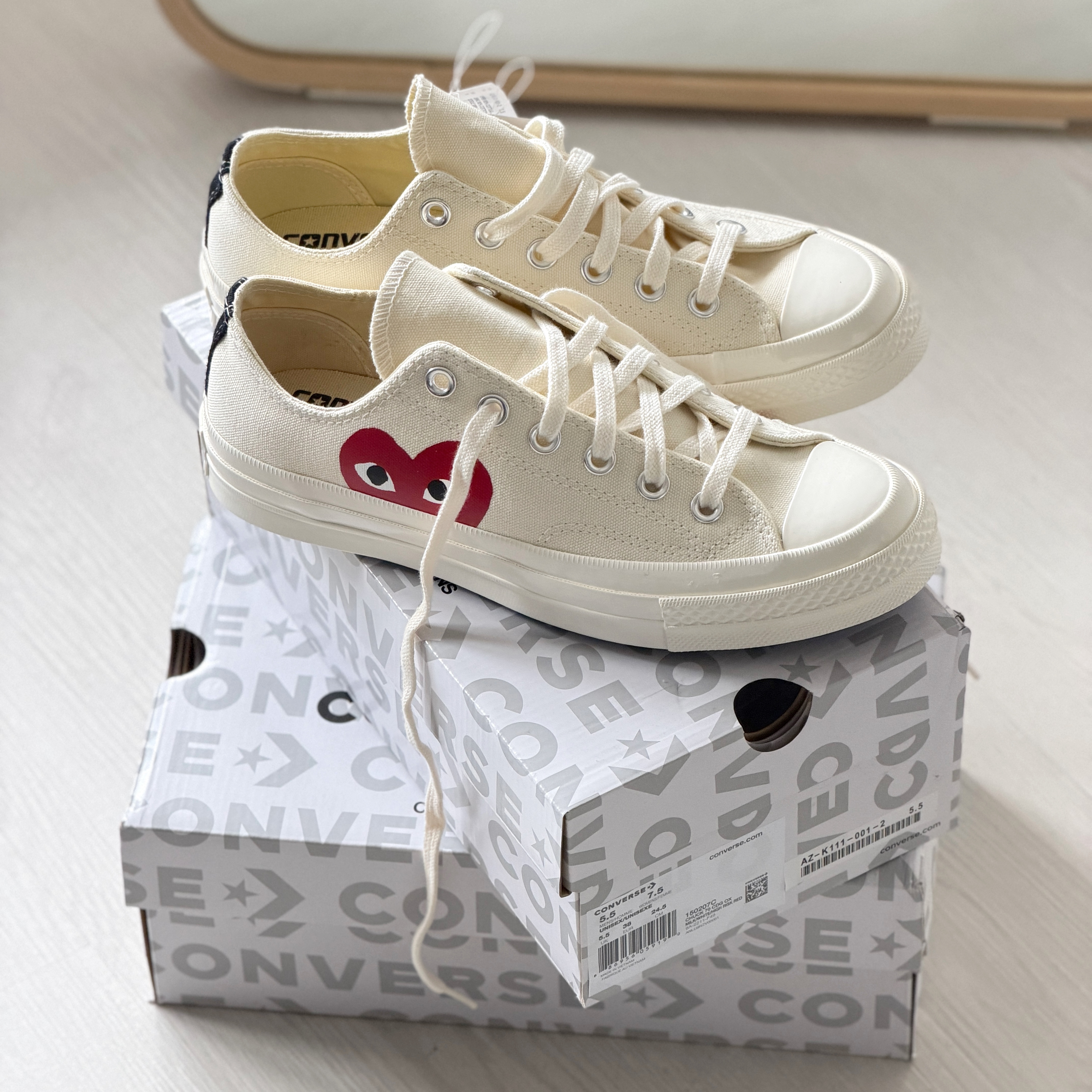 現貨 | CDG Play x Converse Red Heart Chuck Taylor All Star '70 Low 低筒