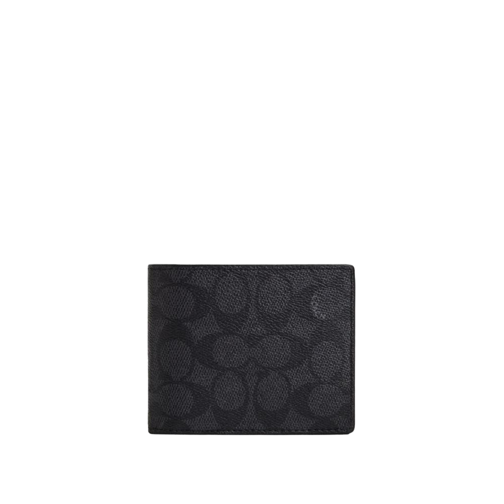 【Coach Outlet】3 In 1 Wallet In Signature Canvas  老花黑