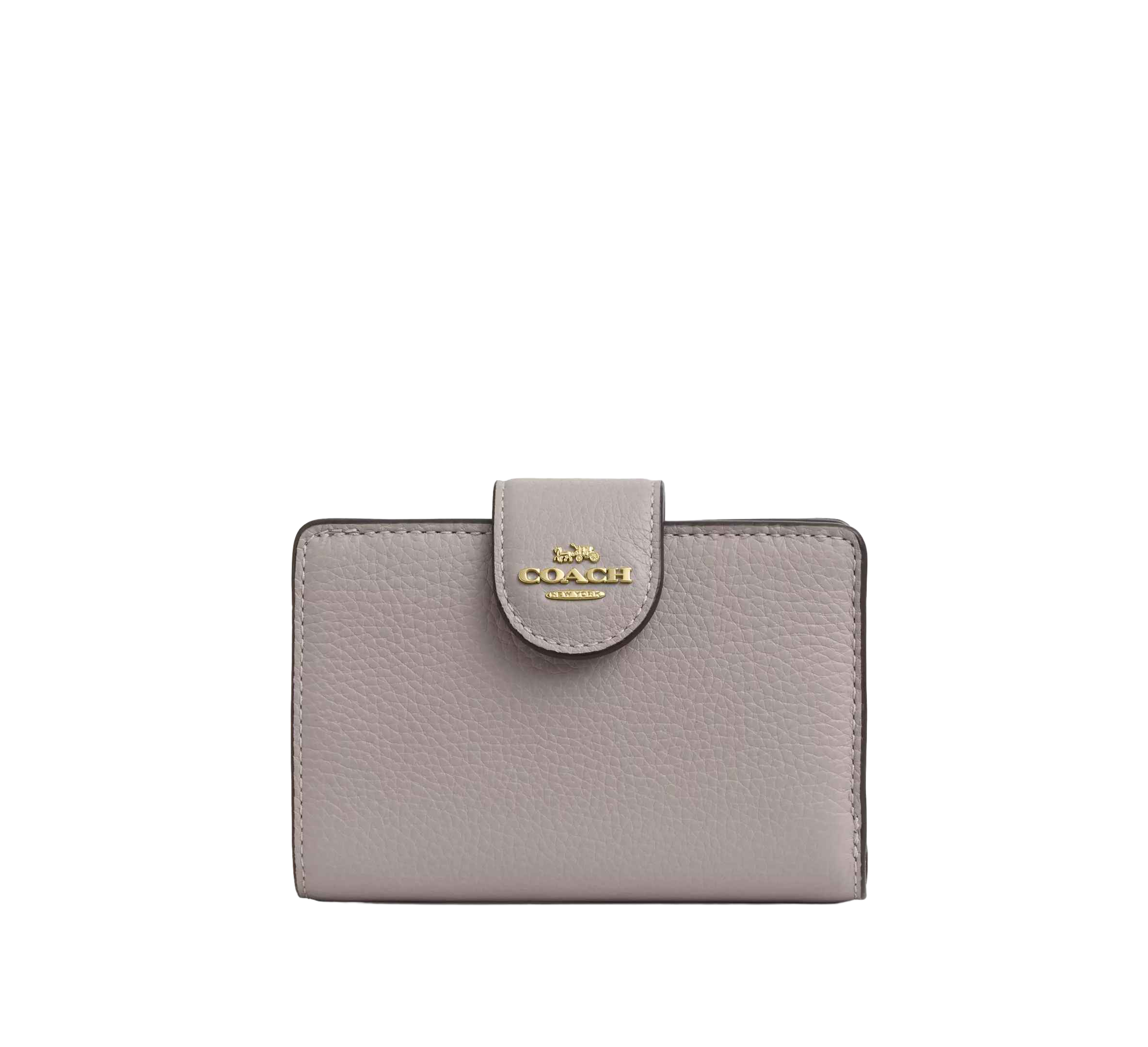 【Coach Outlet】Medium Corner Zip Wallet  灰
